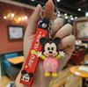 Llavero Creativo Lindo de Dibujos Animados Flash Minnie Mickey Pegamento Suave Trendy Play Pareja Luminoso Tridimensional Juguete Colgante para Bolsa