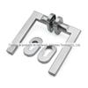 304 aço inoxidável painel estreito split 046 imitação oca precisão fundição tubo plano puxador da porta deslizante tampa oval porta e puxador da janela