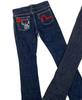 Pantalones Casuales de Pierna Ancha Nuevos de Primavera y Otoño Moda Callejera Europea y Americana Jeans Estampados de Hello Kitty Pantalones Largos Rectos Holgados
