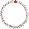Recomendação do designer Pulseira Original de Fio de Contas Bodhi Estrela e Lua Círculo Único Masculina Turquesa Cera de Abelha Vermelho do Sul