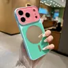 Bloqueio de Cor Dopamina Espelho Magnético Aplicável para Capa de Celular Apple 17promax iPhone18pro Cobertura Total 16/15