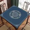 Tapete de Mesa Oito Imortais, Tapete de Mesa de Mahjong, Espessado à Prova de Som, Redutor de Ruído, Mahjong Embaralhado à Mão, Cartas de Baralho, Resistente ao Desgaste, Toalha de Mesa Antiderrapante