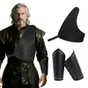 Protetor de Peito Medieval Punk Transfronteiriço Armadura Meio Peito Retrô Protetor de Pulso Acessórios de Roupa para Cosplay e Role-Playing
