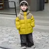 Chaqueta de Algodón de Invierno para Niños 2025 Nueva Gruesa Cálida de Algodón Rellena de Plumón para Niños, Elegante Chaqueta de Algodón con Capucha de Invierno para Niños