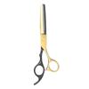 Fornecido Diretamente do Fabricante, Tesouras para Salão de Beleza, Tesoura Desbastadora Preto Dourado, Tesoura Reta, Conjunto de Cabeleireiro, Tesouras para Penteado para Exportação