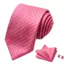 Fabricantes de gravatas de negócios fornecimento direto de poliéster para homens gravata impressão jacquard gravata no local de trabalho atacado