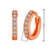 Múltiples Estilos de Pinzas para Orejas con Tachuelas de Diamante al por Mayor de Fabricantes, Elegantes Pendientes Coreanos Plateados Brillantes con una Sola Fila de Diamantes de Zirconia para Mujer