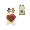 Ímã de Geladeira Gato Fofo Estilo Japonês Ins Alto Valor Magnético 3D Pão Assando Bolo Decoração de Cozinha Metabo