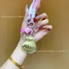 Oro 999 Oro Puro Gato Oro Hola Teléfono Colgante Llavero Regalo para Novia Colgante de Bolsa Kitty