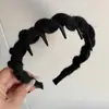 Faixa de Cabeça de Lã de Cano Alto para Outono e Inverno para Mulheres, Faixa de Cabeça de Tricô Torcido Dentada Antiderrapante, Fivela de Cabelo Fofa de Alta Qualidade que Não Gruda