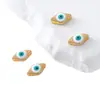 Accesorios Versátiles de Pedrería para Manualidades Conectores de Joyería Ojo de Demonio Colgantes Pequeños Accesorios para Pulsera Collar Hecho a Mano DIY