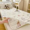Sábana de cama individual de algodón puro para dormitorio estudiantil, 100% algodón, modelo nuevo 2026, protector de colchón de 90x190cm