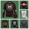 Suéter para hombre personalizado transfronterizo comercio exterior al por mayor Abrigo nuevo impresión digital 3D de tatuaje camisa base casual