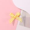 En stock directo 0,6 CM lazo a cuadros accesorios de ropa interior para niños accesorios Escocia con lazo pequeño