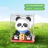 Ornamentação Automática de Panda Tesouro Nacional Alimentada por Energia Solar Balançando a Cabeça Atrai Fortuna Atacado Presente de Panda Item Decorativo Atrai Fortuna
