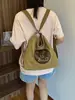 Mochila de Lona Estilo Coreano 2026 para Mujer, Bolso Cruzado Multifuncional de Gran Capacidad Casual para Viajes de Negocios y Uso Diario