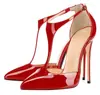 Abastecimiento transfronterizo Zapatos de moda europeos y americanos Puntiagudos Dorados Romanos Tacón de aguja Zapatos de mujer AliExpress Talla grande Tacones altos