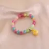 Pulsera de Hebilla de Seguridad de Cristal Arcoíris Natural Pulsera de Turmalina Frutal Dopamina Moda Alta Estilo Caliente Xiaohongshu