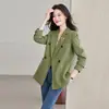 Chaqueta de Traje de Gama Alta para Mujer, Nuevo Estilo Primavera y Otoño, Elegante Top Ajustado, Blazer Grueso Casual y Profesional para Mujer