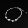 Europa e Estados Unidos coração criativo fivela personalidade amor luminoso Pulseira Tendência Feminina AliExpress Wish fábrica de origem