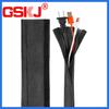 Funda trenzada para mascotas Malla de piel de serpiente Tubo de malla Envoltura de alambre Conducto de cables Arnés de cable de malla trenzada Velcro Cable de malla trenzada Cable resistente a altas temperaturas