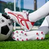 Novos Chuteiras de Futebol Infantis para Estudantes, Travas Tf para Meninos com Fivela Rotativa, Tênis de Treino para Meninas, Chuteiras de Futebol para Gramados Artificiais Transfronteiriças