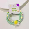 Set de Gomas Elásticas de Caucho de Alta Elasticidad para Mujeres para Atarse el Cabello, Sencillas y Duraderas, Cuerda para el Cabello No Dañina, Cuerda para Cola de Caballo Alta, Venta al por Mayor de Accesorios para el Cabello