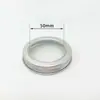 80g ml Color Natural Caja de Aluminio 68*35mm Ventana Lata de Aluminio Caja de Almacenamiento para Pendientes Pulseras Accesorios de Joyería Caja de Aluminio Lista para la Venta