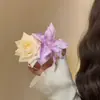 Nuevos Colores Flor Phalaenopsis Pinza de Pato Pinza para el Cabello en la Parte Posterior de la Cabeza para Mujer Pinza Horizontal Lateral Pasador