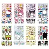 Pegatinas de Cambio de Rostro Sanrio Transfronterizas Dibujos Animados Crea Tu Cara Pegatinas de Rompecabezas Pegatinas Creativas DIY para Niños Personalización