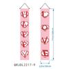Bandera colgante para porche, decoración de fiesta de San Valentín transfronteriza, pancarta romántica para puerta, venta al por mayor