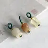 Atacado e Jade Dourado de Xinjiang Sino de Vento Flor Pequena Pulseira Pingente Flor de Lírio do Vale de Jade Acessórios de Argola de Puxar DIY