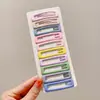 Pinzas para el cabello infantiles de moda con forma de estrella, versátiles y no dañan el cabello, juego de pasadores para arreglar mechones sueltos y flequillo, accesorios para el cabello para niñas