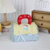 Bolsa de Maquillaje Portátil de Casa de Dibujos Animados, Gran Capacidad, Bolsa de Almacenamiento Suave de Mano para Niñas, Bolsa para Cuidado de la Piel y Artículos de Tocador, Bolsa de Regalo
