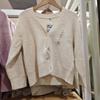 Ropa Infantil Otoño e Invierno Suéter Cardigan de Punto con Cuello en V para Niñas Chaqueta Casual Elegante de Manga Larga Souffle 458901