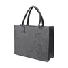 Bolso de Fieltro de Gran Capacidad con Bloques de Color para Souvenirs, Bolso Publicitario Corporativo Personalizado, Bolso de Mano Moderno y Versátil