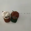 Gorra de Béisbol Infantil con Bordado de Letras y Bloques de Color, Gorra de Moda para Primavera/Otoño para Niños