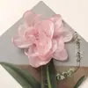 Estilo K de Fada Super Elegante Borda Queimada Seda Brilhante Gardênia Acessórios de Cabelo de Renda DIY Corsage Adorno de Cabeça Colar Acessórios de Flor para Mulheres