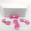 Dibujos Animados Transparente Polvo Fino Oso Fresa Resina Accesorios diy Funda de Teléfono Tocado Hebilla de Zapato Abanico Decoración Parche Material