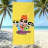 Toalla de Playa de Microfibra de Las Chicas Superpoderosas Secado Rápido y Absorbente de Agua Toalla de Baño para Nadar Infantil Portátil para Viajes Tamaño Grande