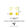Brincos de Stud Pequenos Grãos Estilo Étnico Retro Ouro de Areia Vietnamita Brincos Foscos Presente de Aniversário para Namorada Joias para Piercing