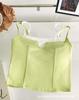 Moda Estilo Americano Color-Blocking Falso Duas Peças Camisola Estilo Garota Popular Emagrecedor Com Bojo Fixo Costas Bonitas Integradas Lingerie