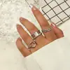 Anel Minimalista de Moda Estilo Cool para Mulheres, Tendência de Luxo Leve Design de Nicho, Anel de Dedo Indicador Aberto Fashionável e Único