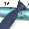 Gravata Masculina Negócios Vestido Zíper Noivo Casamento Gravata Preguiçosa Segurança Gravata de Puxar Fácil Frete Grátis