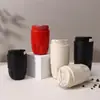 Caneca de café de aço inoxidável para celebridade da internet transfronteiriça com camadas interna 316 e externa 304, alto valor estético, copo térmico, copo de água com revestimento de diamante, personalizável