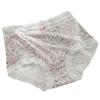 ¡Wow, Braguitas de Encaje para Mujer Hechas a Medida, de Cintura Alta, Jacquard de Panal, Entrepierna Transpirable Estampada, Bikinis para Niñas al por Mayor 8188