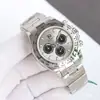 Reloj Mecánico Totalmente Automático Laojia Daytona con Tres Subesferas, Seis Manecillas, Luminoso, Resistente al Agua, Correa de Acero, Reloj de Hombre de Alta Calidad AAA