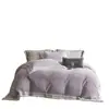 Invierno 280g Completamente Mate Terciopelo de Leche Bordado Juego de Funda de Edredón de Tres Piezas con Forro Polar Añadido, Juego de Cama Caliente de Cuatro Piezas, Gama Alta
