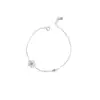 Pulsera de Florista Zirconio Rosa Flor de Cerezo Tú Vienes Versión Coreana Dulce Flor Casual Más Fácil de Combinar Personalizada Pequeña Fresca Accesorio de Mano