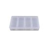 Caja de almacenamiento creativa cultural de plástico desmontable de 4 compartimentos, multiusos, para joyería, compartimentos pequeños, DIY, escritorio, tornillos, equipo de pesca, caja de embalaje